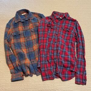 Lot of 2 Sonoma Flannel Shirts Size Small